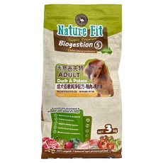 天然吉夫特 成犬 鴨肉 + 馬鈴薯 犬用 3kg, 1包