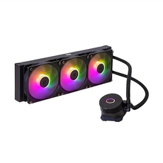 COOLER MASTER 酷碼 MasterLiquid 360 ION 散熱器, 高效水冷散熱, RGB燈效, 簡易安裝, 黑色, 1個