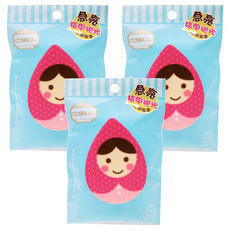 台灣 COSMOS B 璀璨急亮拋光棉, 3包, 粉紅