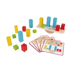 Janod 小小STEAM系列 重量蹺蹺板，3歲以上兒童玩具, JO5063, 1組