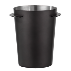 卡特屋 不鏽鋼咖啡接粉杯, 304不鏽鋼材質, 120ml容量, 51/53mm(通用)/58mm, 鐵佛龍黑色, 1個