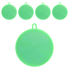 coupang 矽膠清潔刷 廚房碗盤清潔刷 綠色矽膠刷, 1入