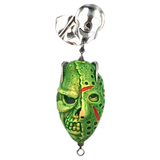 HUNTER Ghost Tail 魅影軟蛙 雷蛙 一口蛙, 綠色, 7.5g, 1個