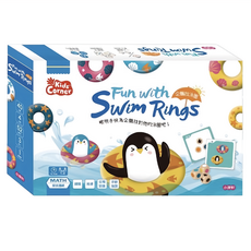 Kids Corner Fun With Swim Rings 企鵝找泳圈, Multicolor, 1盒