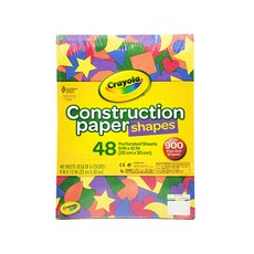 Crayola 繪兒樂 造型彩色紙, 6色, 48張, 1組