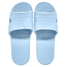 城市漫遊 摺疊拖鞋 藍色 室內拖鞋 附贈收納袋, M, 1雙