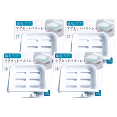 1243 吸鐵皂台 浴室壁掛 ABS樹脂 橡膠磁鐵 耐重約100g, 4個