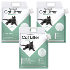 Tamsaa 貓砂 細砂型, 8kg, 3袋, 爽身粉香