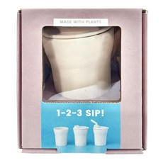 miniware 愛喝水水杯組，植物製造, 香草芝麻, 1組, 190ml