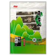 元本山 味付海苔 42束入 全素, 1袋, 33.6g