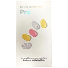 GLOSSYBLOSSOM Baking 美甲貼紙 Set 28入, 雛菊款, 1組