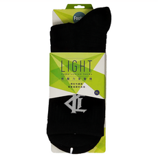 FOOTER Xin Store x DLIVE 輕壓力氣墊襪 籃球襪, XL(26~29cm), 黑色