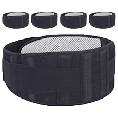 XA 深海磁石自發熱鋼板護腰帶-ST19, 強勁拉力帶, 醫療級鋼板, 20顆深海磁石, 全腰部塑形, 舒適透氣, L, 5個