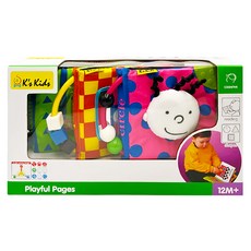K's Kids 奇智奇思 Playful Pages 聰明寶寶感官學習布書, 串珠提把 樂趣帶著走, 1組