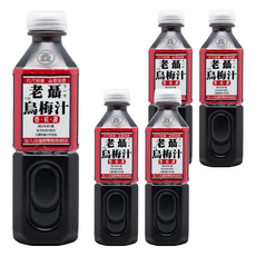 老聶 烏梅汁, 古早味飲品, 去油解膩, 酸甜滋味, 750ml, 5瓶