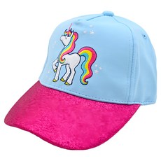 flapjackkids 防曬透氣棒球帽 UPF50+高效防曬 精美獨角獸刺繡 輕量透氣 95%棉材質, 獨角獸, 4~6歲