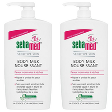 sebamed 施巴 潤膚乳液 滋潤型, 2瓶, 1L