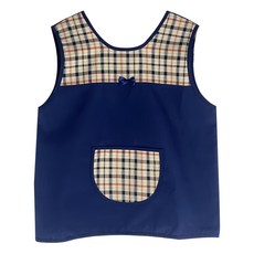 日系小蝴蝶結網格款輕便圍兜，35%棉+65%聚酯纖維, 12號, 1件