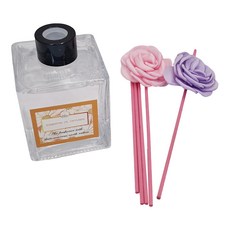 QiMart 春夏款珪藻土擴香瓶 480g, 微醺薰衣草, 1瓶, 200ml