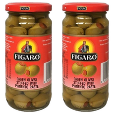 FIGARO 裴加羅 加羅紅心橄欖 水 紅甜椒配司, 240g, 2罐