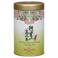 天仁茗茶 台灣茗禮阿里山茶 Alishan High Mountain Oolong Tea 3.5 oz, 100g, 1入, 1罐