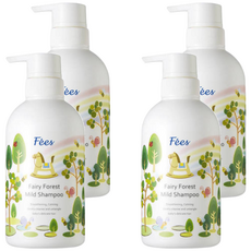 F'ees 兒童洗髮精 童話森林, 450ml, 4瓶