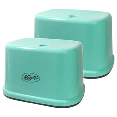 MORY 茂盛 浴椅, 聚丙烯(PP)材質, 24.5x31.5x19cm, 台灣製, 顏色隨機, 2個