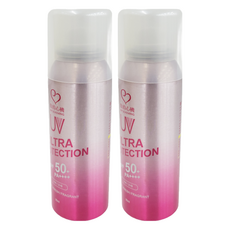 MY SCHEMING 我的心機 香氛亮白防曬噴霧 SPF50+ PA++++ 粉色, 90ml, 2瓶