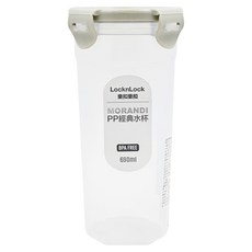 LocknLock 樂扣樂扣 PP經典水杯 無濾網, 莫蘭迪綠, 690ml, 1個
