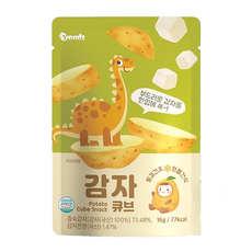 Yomit 蔬果恐龍小尖兵 寶寶餅乾 3717 12個月以上, 馬鈴薯, 16g, 1包