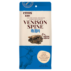 CRIUS 克瑞斯 天然紐西蘭 100g - 100%純肉 低溫乾燥 營養完整保存 維持牙齒及牙齦健康 無穀物和無麩質 紐西蘭製造, 鹿薄片, 1包