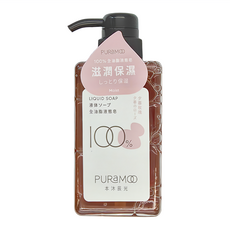 PURaMOO 本沐辰光 液態皂 夕暮玫瑰, 430g, 1瓶