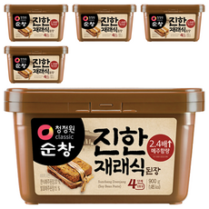 清淨園 Sun Chang 淳倉 濃厚傳統大醬, Sunchang Doenjang (Soy Bean Paste) 900g, 5個