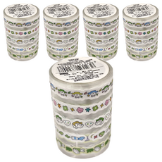 繽紛彩樂 紙膠帶 60mmx2m - 裝飾用合成紙膠帶, 森果奶綠, 5個