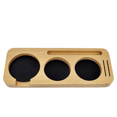 卡特屋 基礎款 咖啡壓粉座, 58mm 櫸木材質, 1個