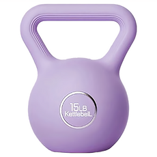 硬壺鈴 紫色 15lb 健身訓練 核心力量 體態雕塑, 1個