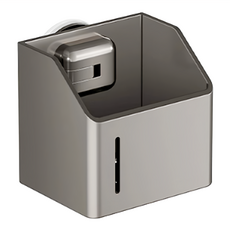 浴室置物架, 12 x 9.5 x 11.5cm, 吸盤正方款, 1個