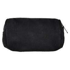 KOUJI 叩吉好物 燈芯絨純色筆袋 S06 20 x 7 x 4.5cm 86g, 墨黑色, 2個