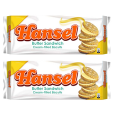 菲律賓 Hansel 夾心餅乾 奶油風味, 310g, 2包
