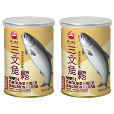 味一食品 海苔芝麻三文魚鬆, 200g, 成分單純，傳統滋味無負擔, 2罐