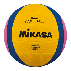 MiKASA Sports 國際女子水球比賽指定用球 水球, 黃色 + 藍色 + 粉紅色, 1個