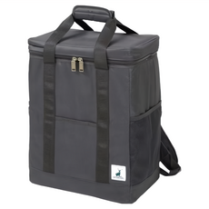 CAPTAIN STAG 鹿牌 帆布背包保冰袋 黑色 34x23x45 cm, 1個