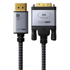 CODEWAY FullHD 60Hz DP公轉DVI-D公 轉接線, 1條, 1.5m