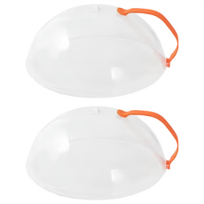 可微波防油罩 Set 2 PP材質, 26 x 10cm, 透明, 2個