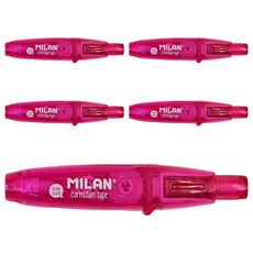 MILAN 繽紛果凍修正帶 5mm x 6m, 隨機出貨, 5個