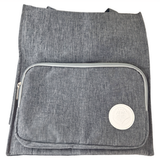 SO In SEWInG 所以相縫 好好讀書書袋 - 銀河灰, 高 35 cm × 寬 30 cm × 厚度 12cm