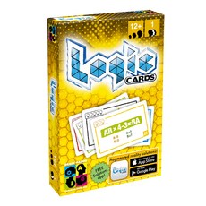 新天鵝堡桌遊 邏輯客 Logic Cards，53項挑戰，含圖示引導，動畫解題APP，12歲以上，1人, 黃色, 1盒