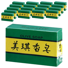 美琪 香皂，橄欖油精華，泡沫細緻，台灣製造, 85g, 18個