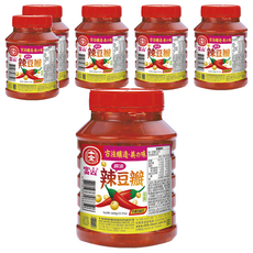 十全 富山麻油辣豆瓣, 古法釀造, 640g, 6罐