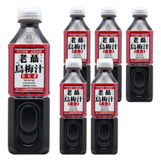 老聶 烏梅汁, 古早味飲品, 去油解膩, 酸甜滋味, 750ml, 6瓶
